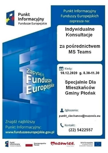 Punk Informacyjny UE - plakat